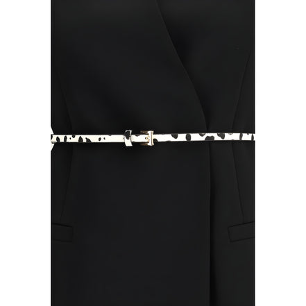 Max Mara Black Triacetate Coat