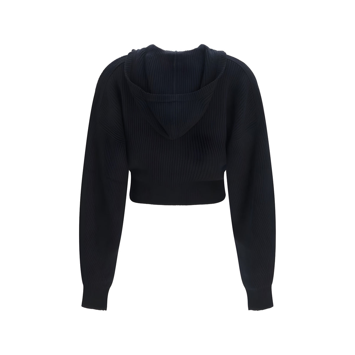 Max Mara Black Wool Oves Aries Cardigan