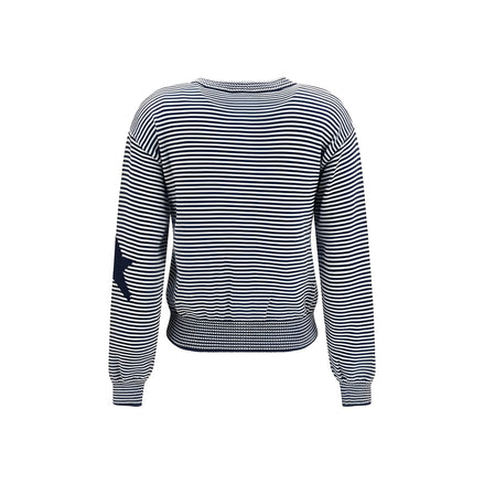 Max Mara Blue Cotton Cardigan