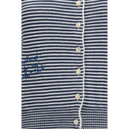 Max Mara Blue Cotton Cardigan