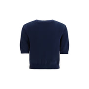 Max Mara Blue Cotton Sweatshirt