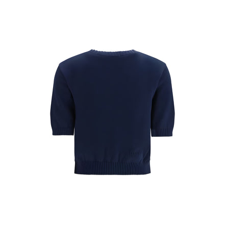 Max Mara Blue Cotton Sweatshirt