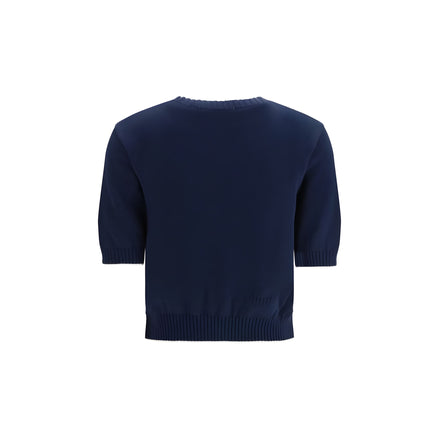 Max Mara Blue Cotton Sweatshirt
