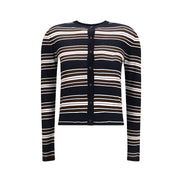Max Mara Blue Silk Cardigan