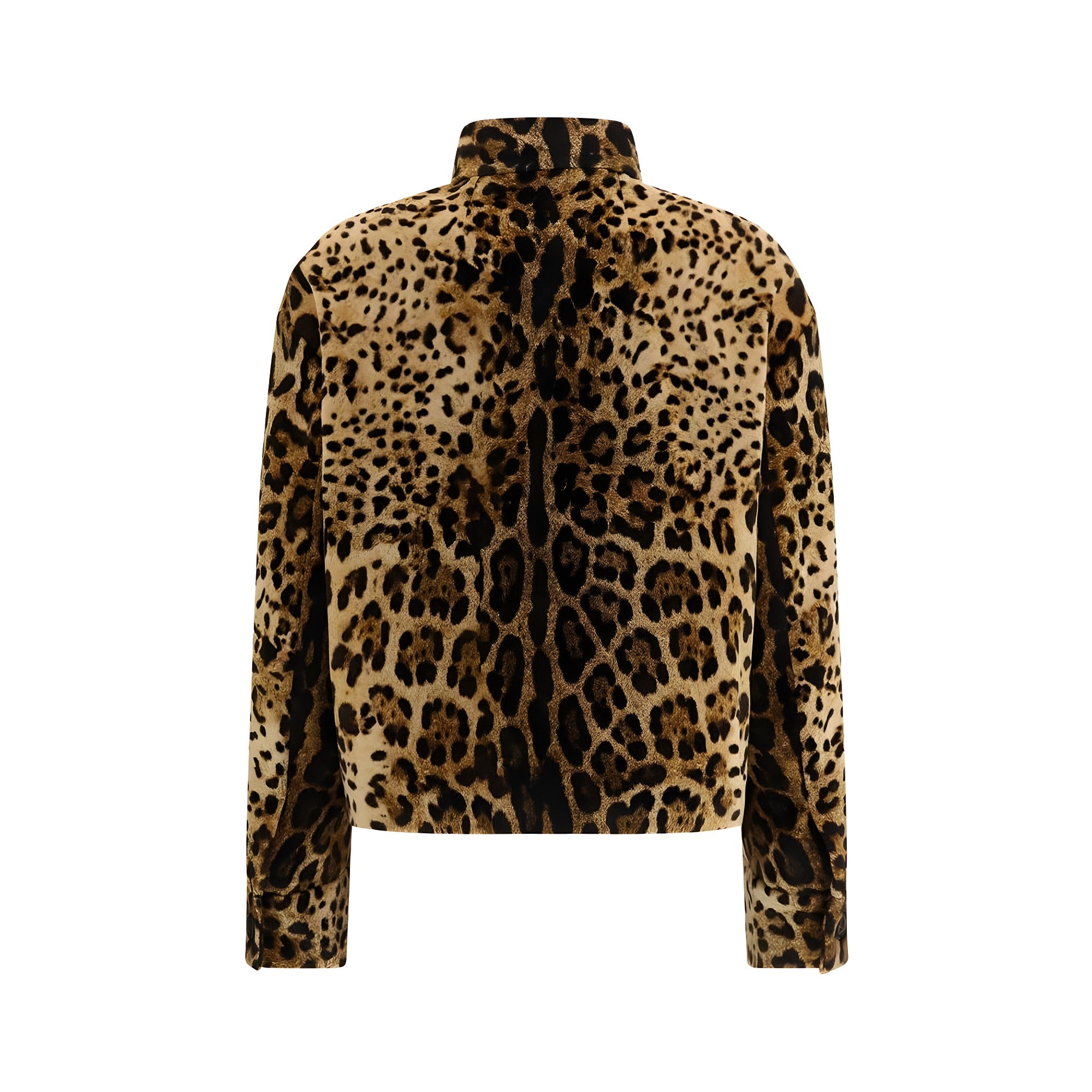 Max Mara Brown Cotton Full-Length Jacket