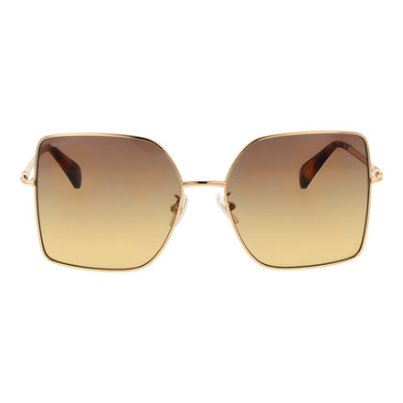 Max Mara Gold Metal Sunglasses