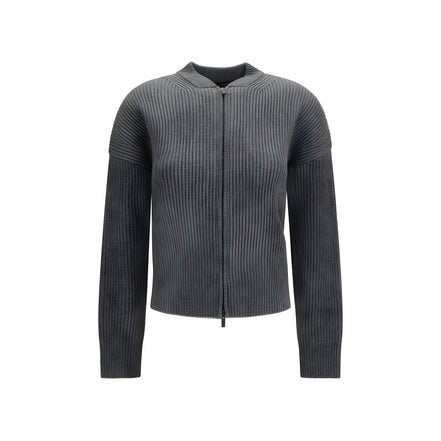 Max Mara Gray Wool Oves Aries Cardigan