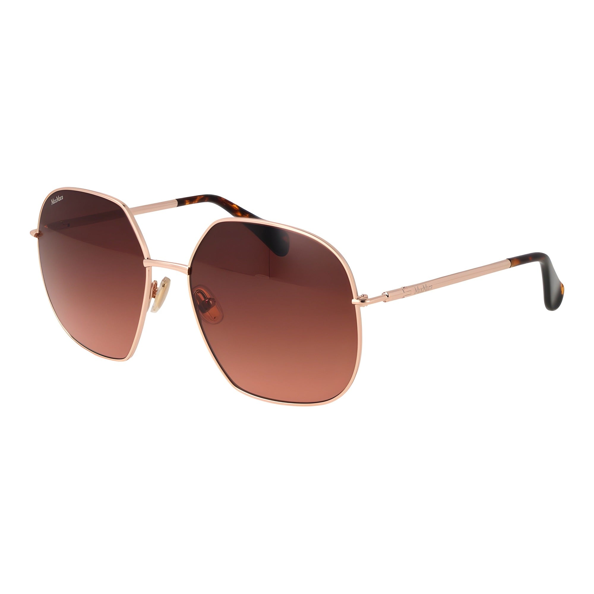 Max Mara Rose Gold Sunglasses