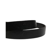 Dolce & Gabbana Black Classic Leather Logo Buckle Belt