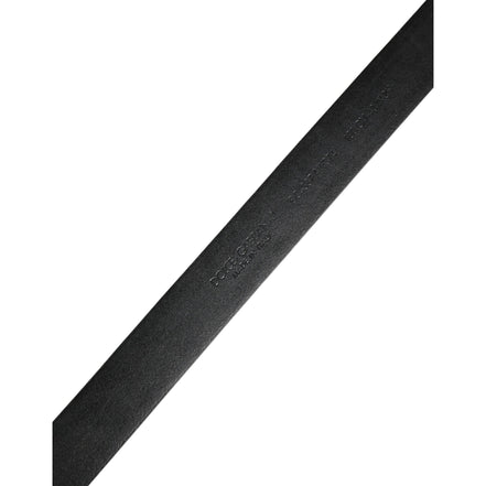 Dolce & Gabbana Black Classic Leather Buckle Belt