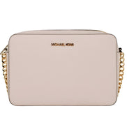 Sac bandoulière Michael Kors en cuir Saffiano Est-Ouest pour adulte avec 2 poches plaquées