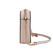 Sac bandoulière Michael Kors en cuir Saffiano Est-Ouest pour adulte avec 2 poches plaquées