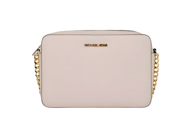 Michael Kors Adult Saffiano Leather East West Crossbody Handbag With 2 Slit Pockets