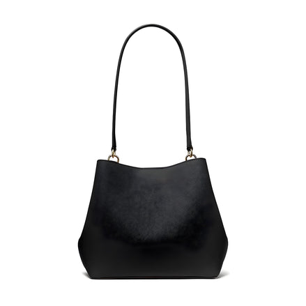 Michael Kors Black Canvas Shoulder Bag