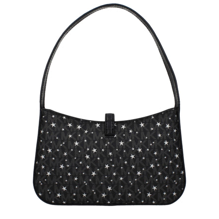 Michael Kors Black Fabric Handbag