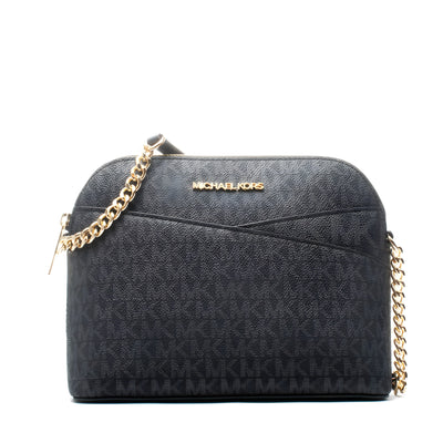 Michael Kors Black Leather Crossbody Bag