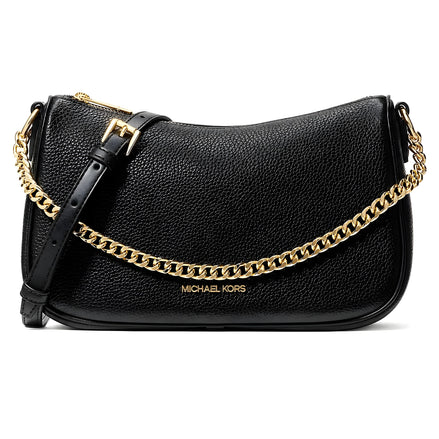 Michael Kors Black Leather Shoulder Bag