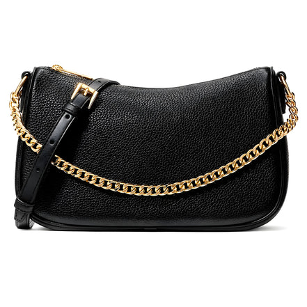 Michael Kors Black Leather Shoulder Bag