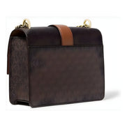 Michael Kors Brown Canvas Crossbody Bag