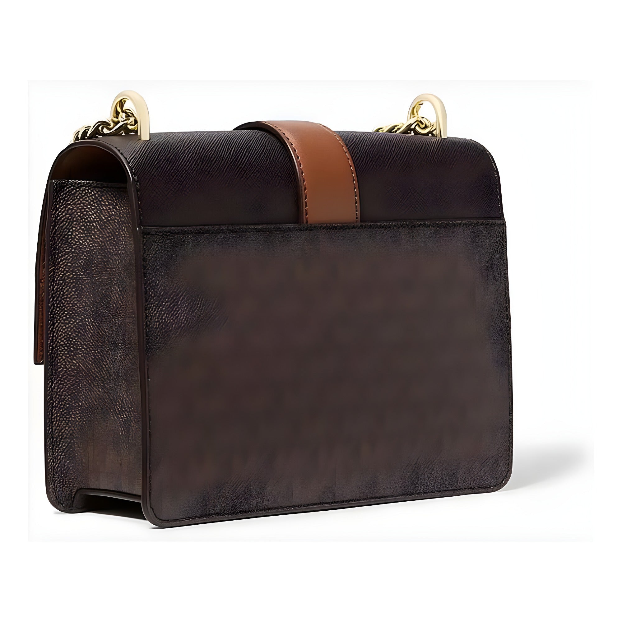 Michael Kors Brown Canvas Crossbody Bag