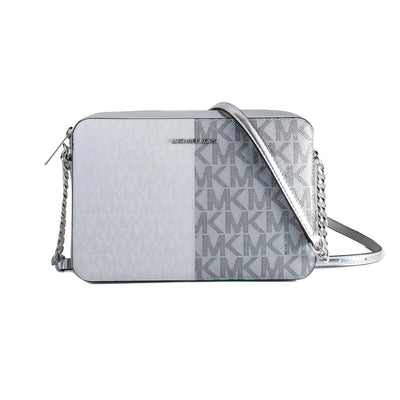 Michael Kors Gray Canvas Crossbody Bag