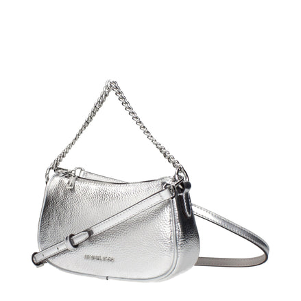 Michael Kors Gray Leather Handbag