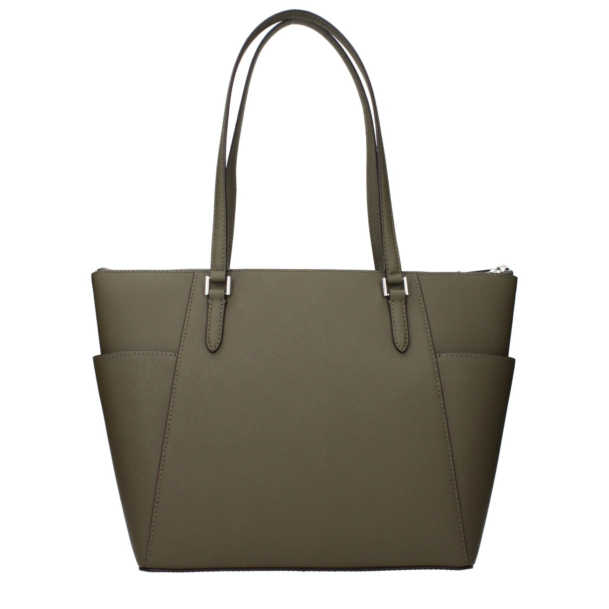 Michael Kors Green Leather Shoulder Bag