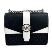 Michael Kors Silver Greenwich Small Crossbody Bag