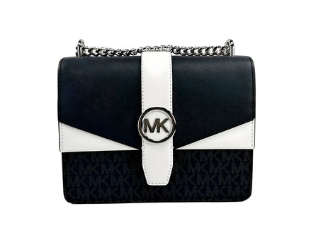 Michael Kors Silver Greenwich Small Crossbody Bag