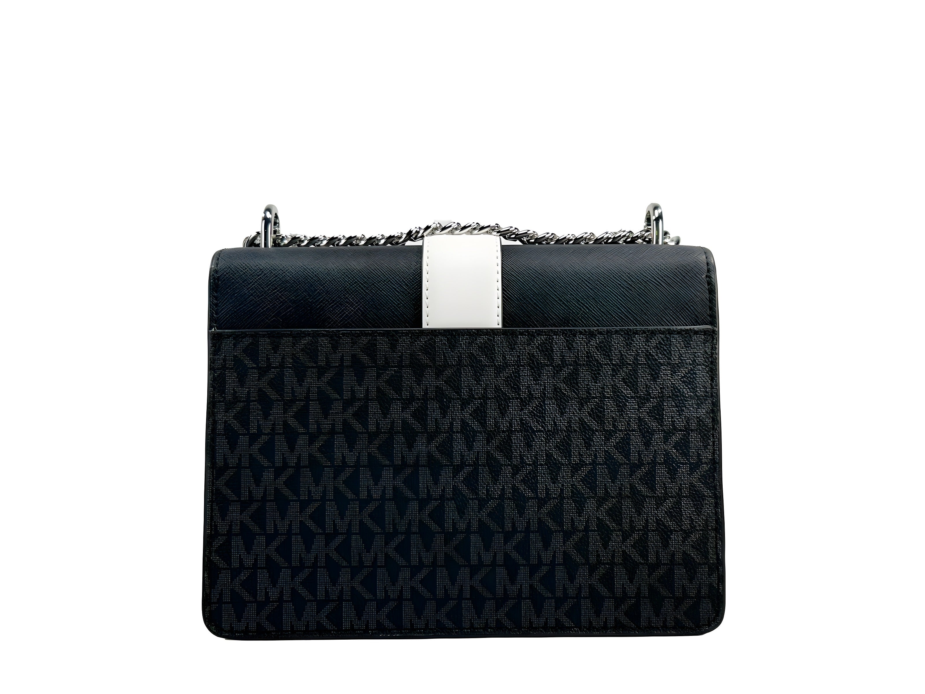 Michael Kors Silver Greenwich Small Crossbody Bag