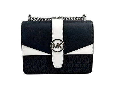 Michael Kors Silver Greenwich Small Crossbody Bag