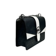 Michael Kors Silver Greenwich Small Crossbody Bag