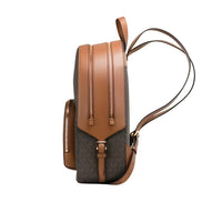 Michael Kors Jaycee Large Brown Signature PVC Backpack