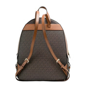 Michael Kors Jaycee Large Brown Signature PVC Backpack