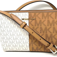 Michael Kors Jet Set - Small Two-Tone Logo Crossbody Bag