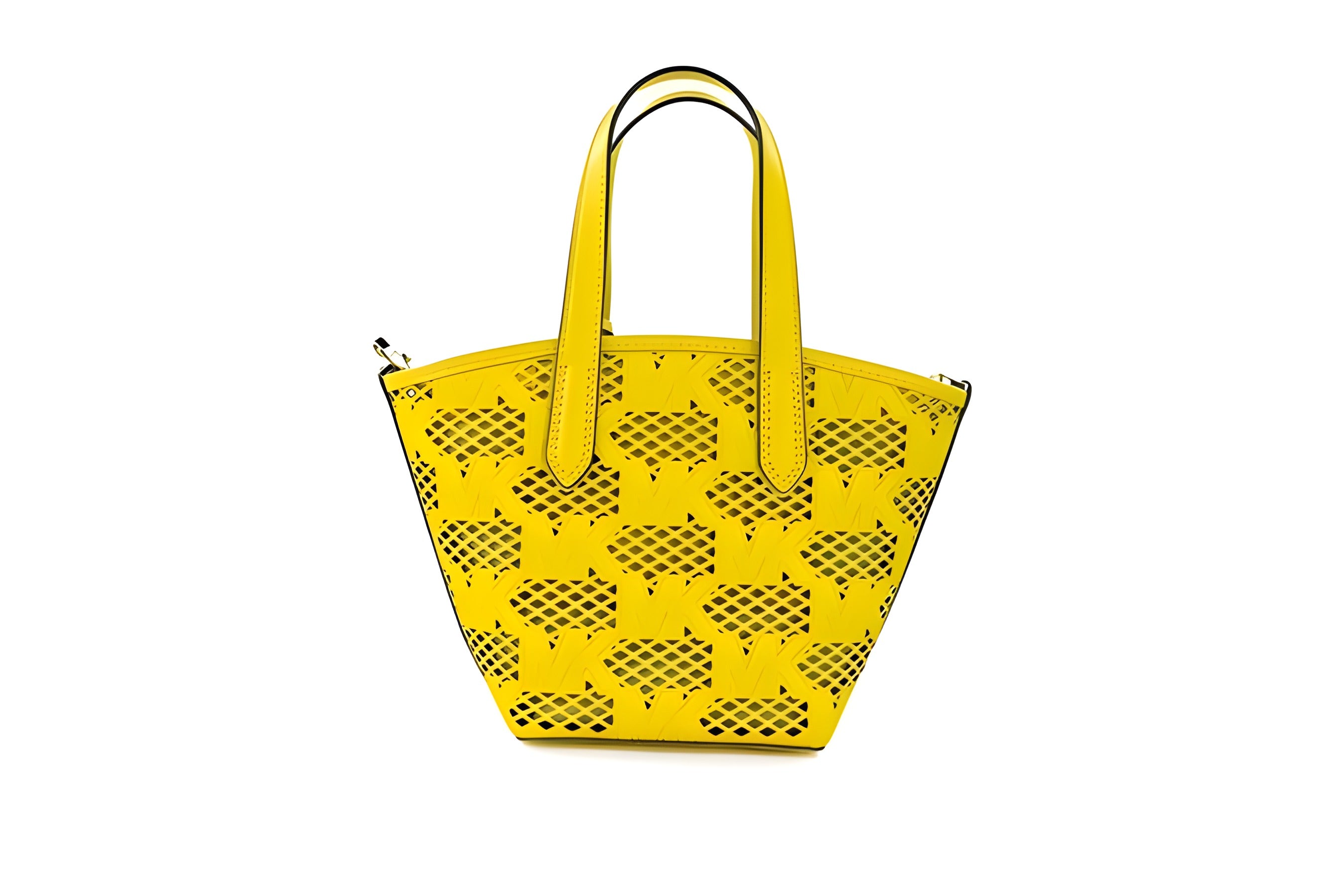 Michael Kors Kimber Small Daffodil Leather 2-In-1 Zip Tote