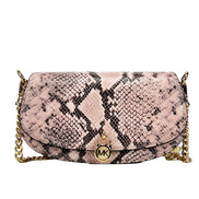 Michael Kors Mila Small Snakeskin Messenger Crossbody Bag