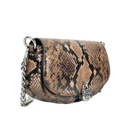 Sac bandoulière Michael Kors Mila petit format imprimé serpent