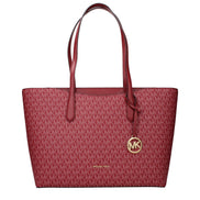 Michael Kors Red Fabric Shoulder Bag