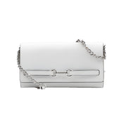 Michael Kors White Leather Crossbody Bag