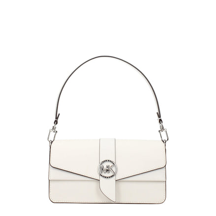 Michael Kors White Leather Handbag