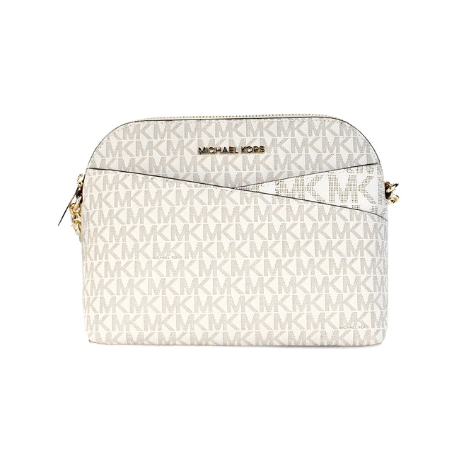 Michael Kors Back Slip Pocket Signature Canvas Crossbody Bag