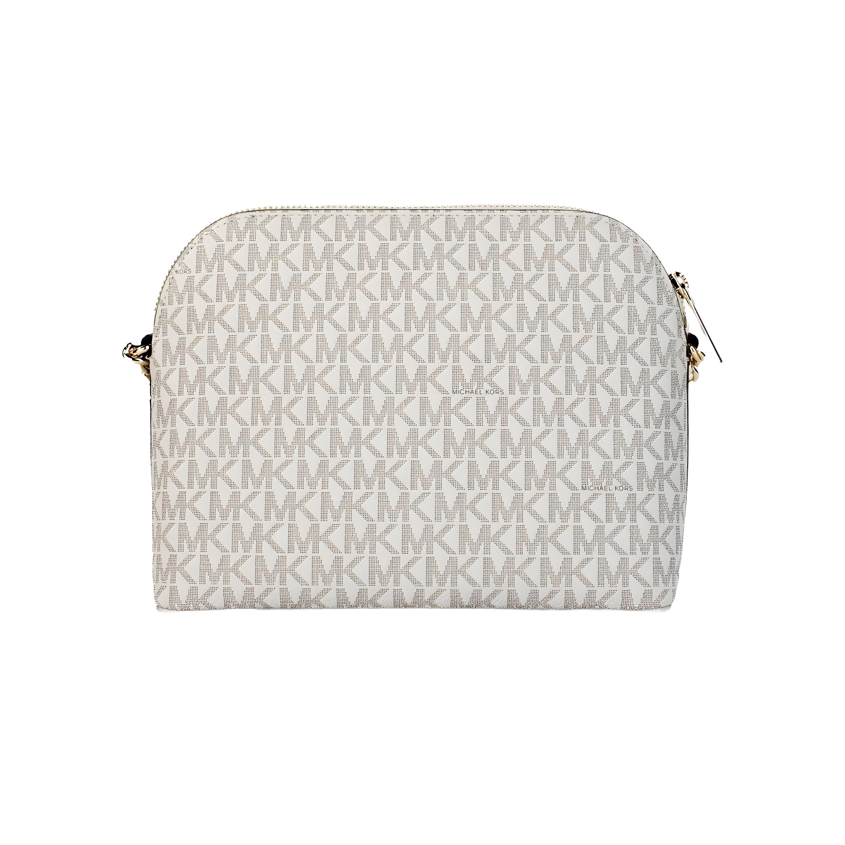 Michael Kors Back Slip Pocket Signature Canvas Crossbody Bag
