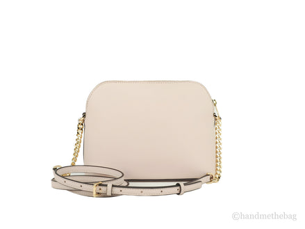 Michael Kors Jet Set Travel Dome Leather Crossbody Bag