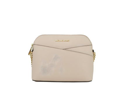 Michael Kors Jet Set Travel Dome Leather Crossbody Bag