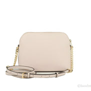 Michael Kors Jet Set Travel Dome Leather Crossbody Bag