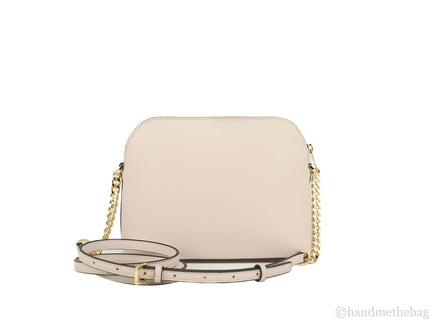 Michael Kors Jet Set Travel Dome Leather Crossbody Bag