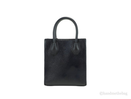Michael Kors Leather XS Mercer Crossbody Black Solid