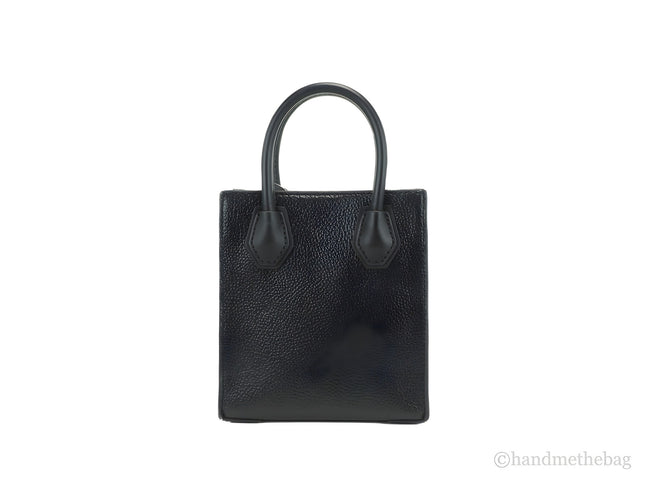 Michael Kors Leather XS Mercer Crossbody Black Solid