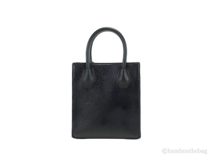 Michael Kors Leather XS Mercer Crossbody Black Solid
